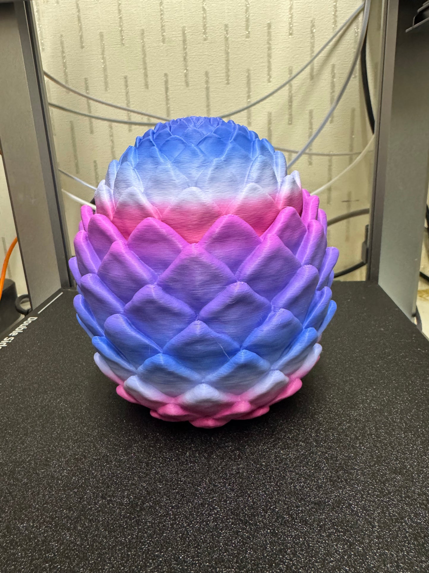 Dragon Egg diamond Colourful 3D Printed- Dragon inside