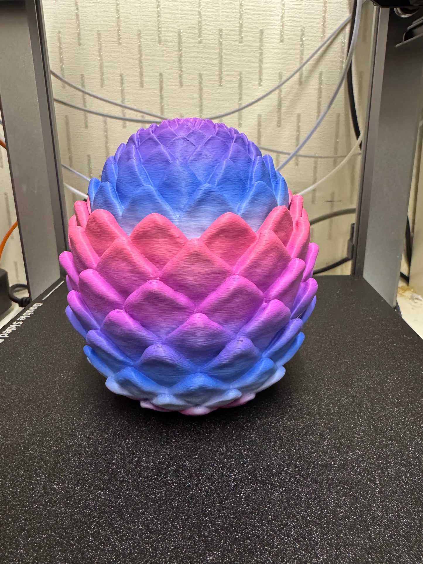 Dragon Egg diamond Colourful 3D Printed- Dragon inside