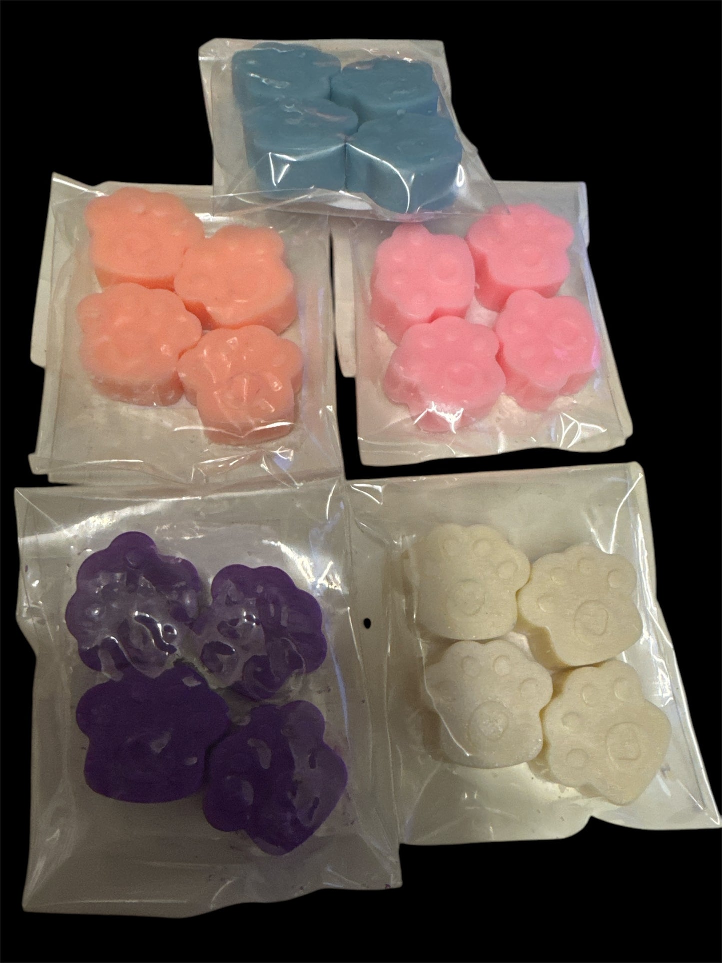 Mini Paw Print Shape Wax Melts Perfect For Pet Lovers