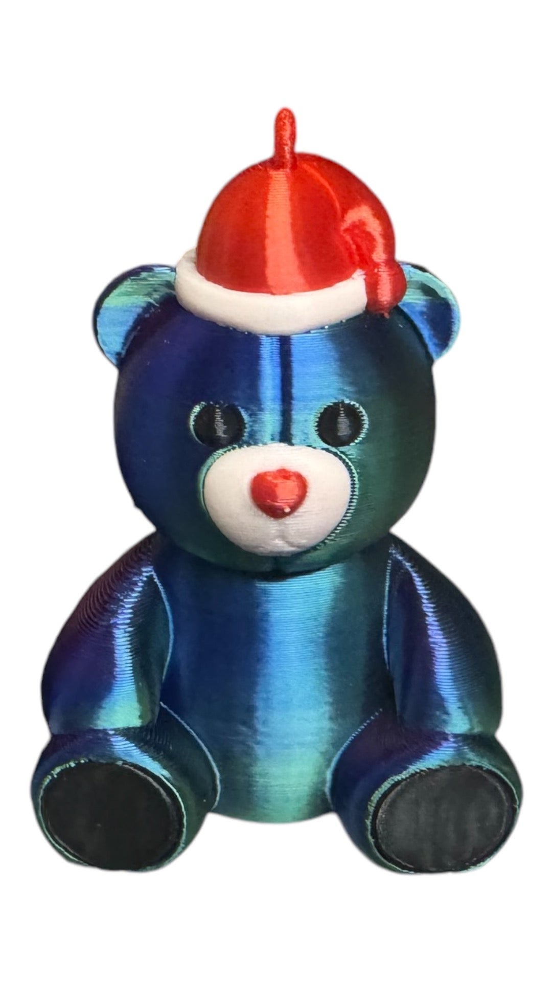 Christmas Bear - 3D Printed Pla Filament Christmas Ornaments for Christmas Tree Decorations, Hanging Christmas Decorations - 1 per order