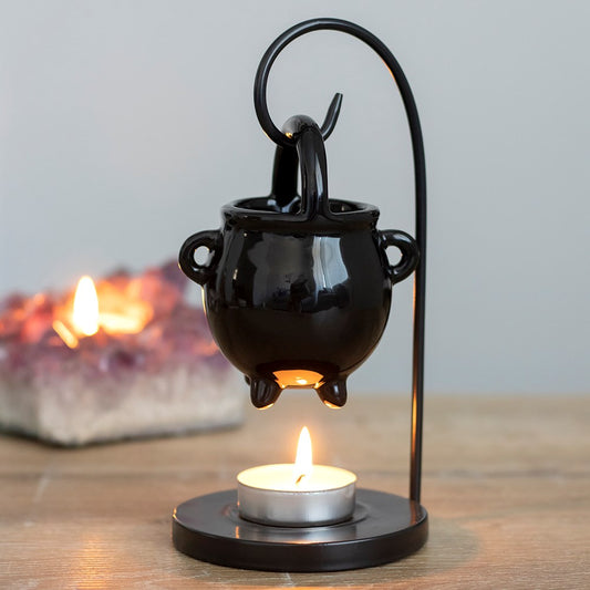 HANGING CAULDRON Wax / OIL BURNER With FREE GIFT